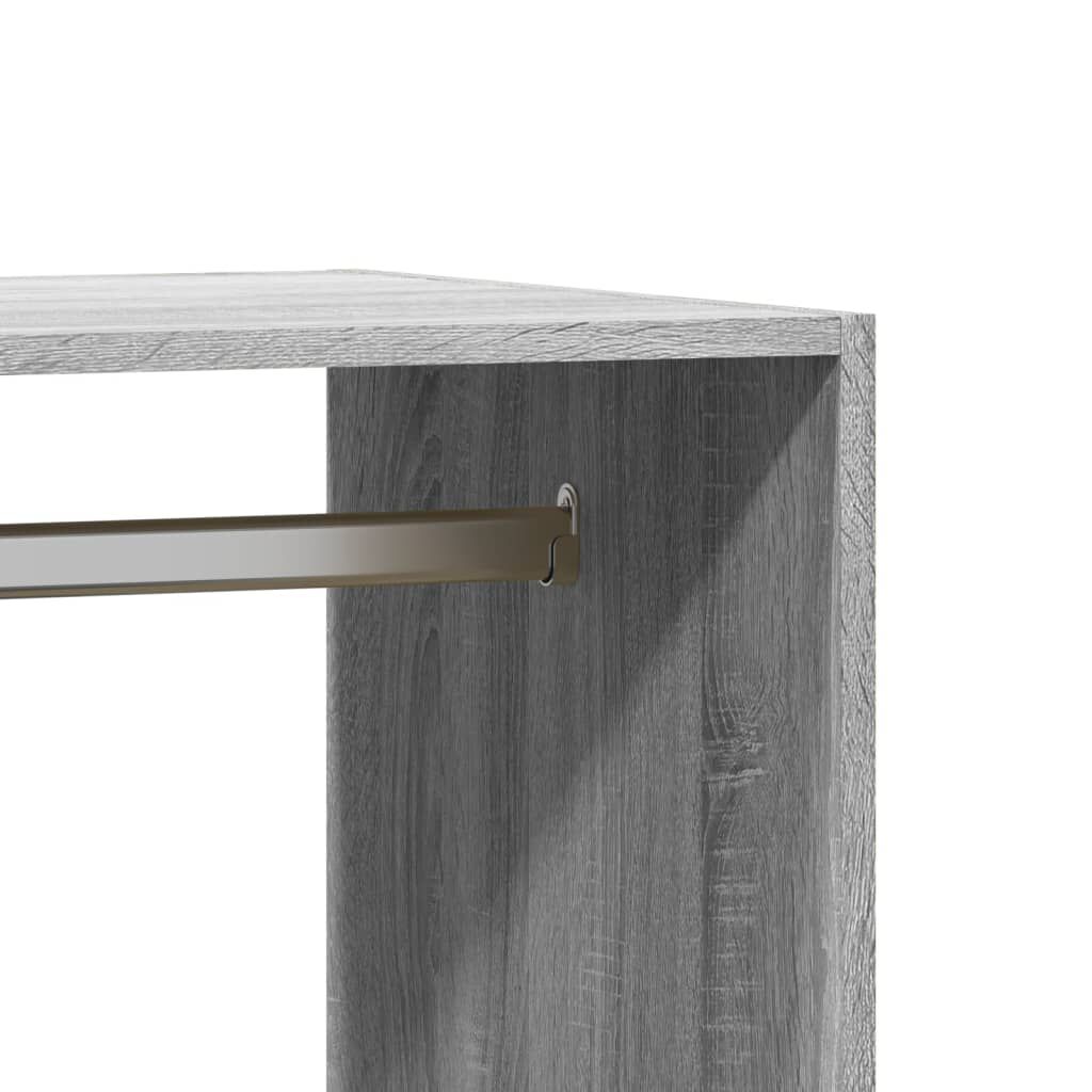 vidaXL Ντουλάπα Γκρι Sonoma 77x48x102 εκ. από Επεξεργασμένο Ξύλο