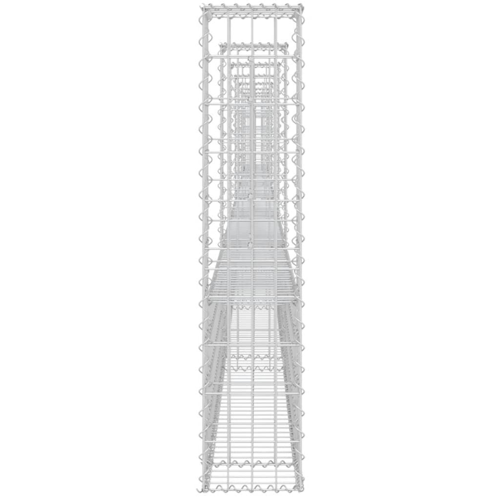vidaXL Συρματοκιβώτια Στύλοι σε U Σχήμα 8 τεμ. 860x20x100 εκ Σιδερένια