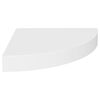 vidaXL Ράφια Τοίχου Γωνιακά 2 τεμ. Άσπρα 25x25x3,8 εκ. MDF