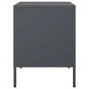 vidaXL Κομοδίνο Ανθρακί 36x39x50,5 εκ. από Χάλυβα