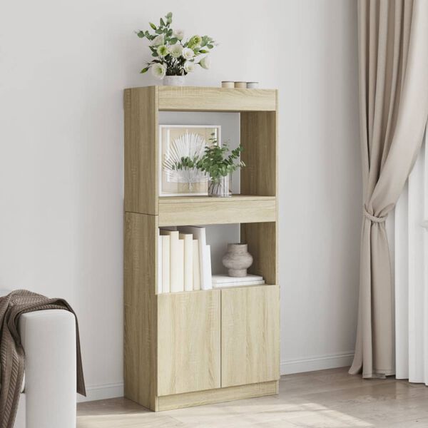 vidaXL &Nu;&tau;&omicron;&upsilon;&lambda;ά&pi;&iota; Sonoma &Delta;&rho;&upsilon;&sigmaf; 63x33x140 &epsilon;&kappa;. &alpha;&pi;ό &Epsilon;&pi;&epsilon;&xi;&epsilon;&rho;&gamma;&alpha;&sigma;&mu;έ&nu;&omicron; &Xi;ύ&lambda;&omicron;