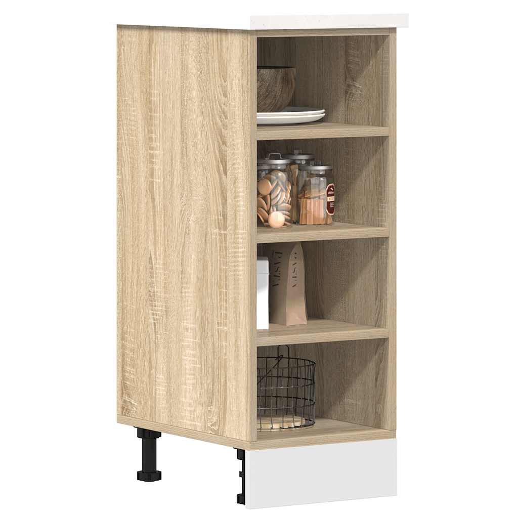 vidaXL Ντουλάπι Δαπέδου Riga Sonoma Δρυς 30x44,5x81,5 εκ. Ξύλο