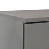 vidaXL Μπουφές Γυαλιστερός Γκρι 107x35x80,5 εκ.