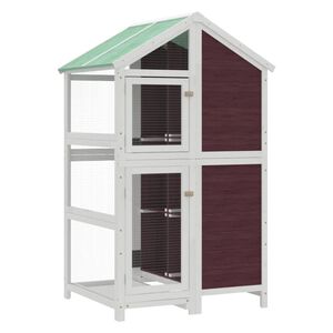 vidaXL &Sigma;&pi;&iota;&tau;ά&kappa;&iota; &Pi;&omicron;&upsilon;&lambda;&iota;ώ&nu; &Mu;ό&kappa;&alpha; 97 x 81 x 152 &epsilon;&kappa;. &alpha;&pi;ό &Mu;&alpha;&sigma;ί&phi; &Xi;ύ&lambda;&omicron; &Pi;&epsilon;ύ&kappa;&omicron;&upsilon;