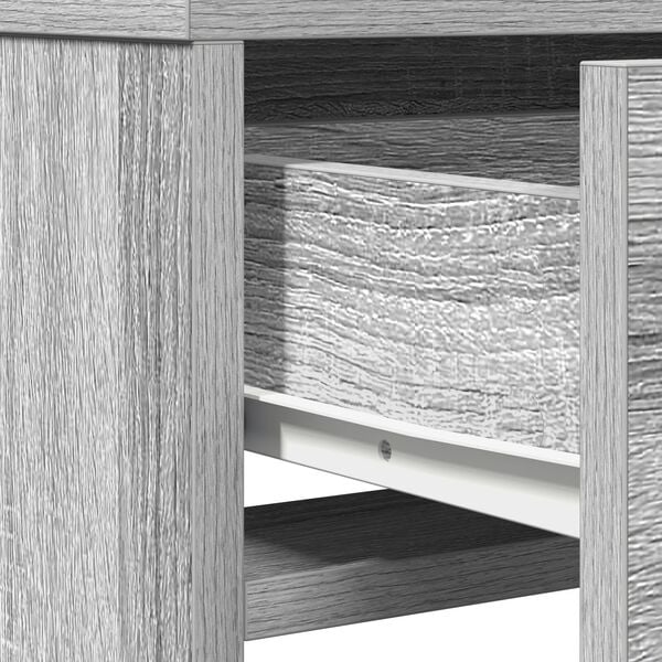 vidaXL Κομμό Υπνοδωματίου με συρτάρι Γκρι sonoma 50 x 41 x 140 εκ.