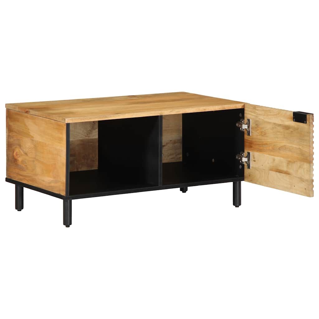vidaXL Τραπεζάκι σαλονιού καφέ 80x50x40 cm μασίφ ξύλο Mango