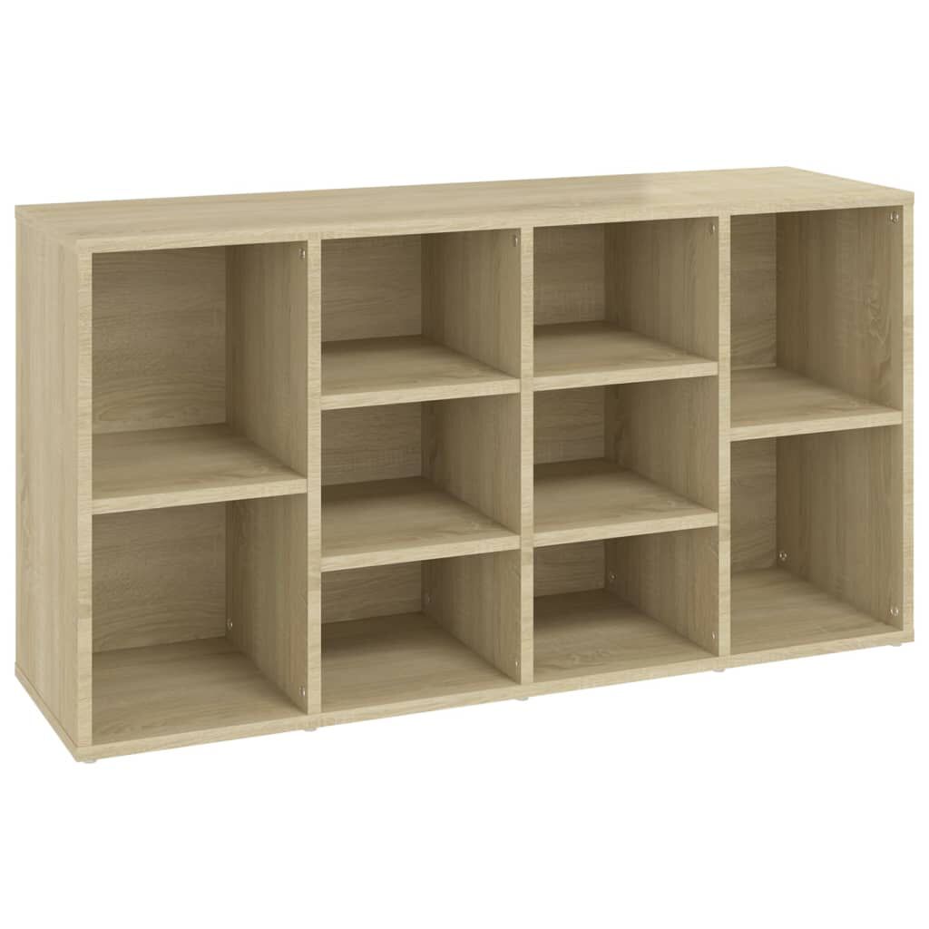 vidaXL Παπουτσοθήκη Sonoma Δρυς 103 x 30 x 55 εκ. από Επεξ. Ξύλο