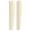 vidaXL Κρεβάτι Boxspring με Στρώμα Κρεμ 100x200εκ. από Συνθετικό Δέρμα