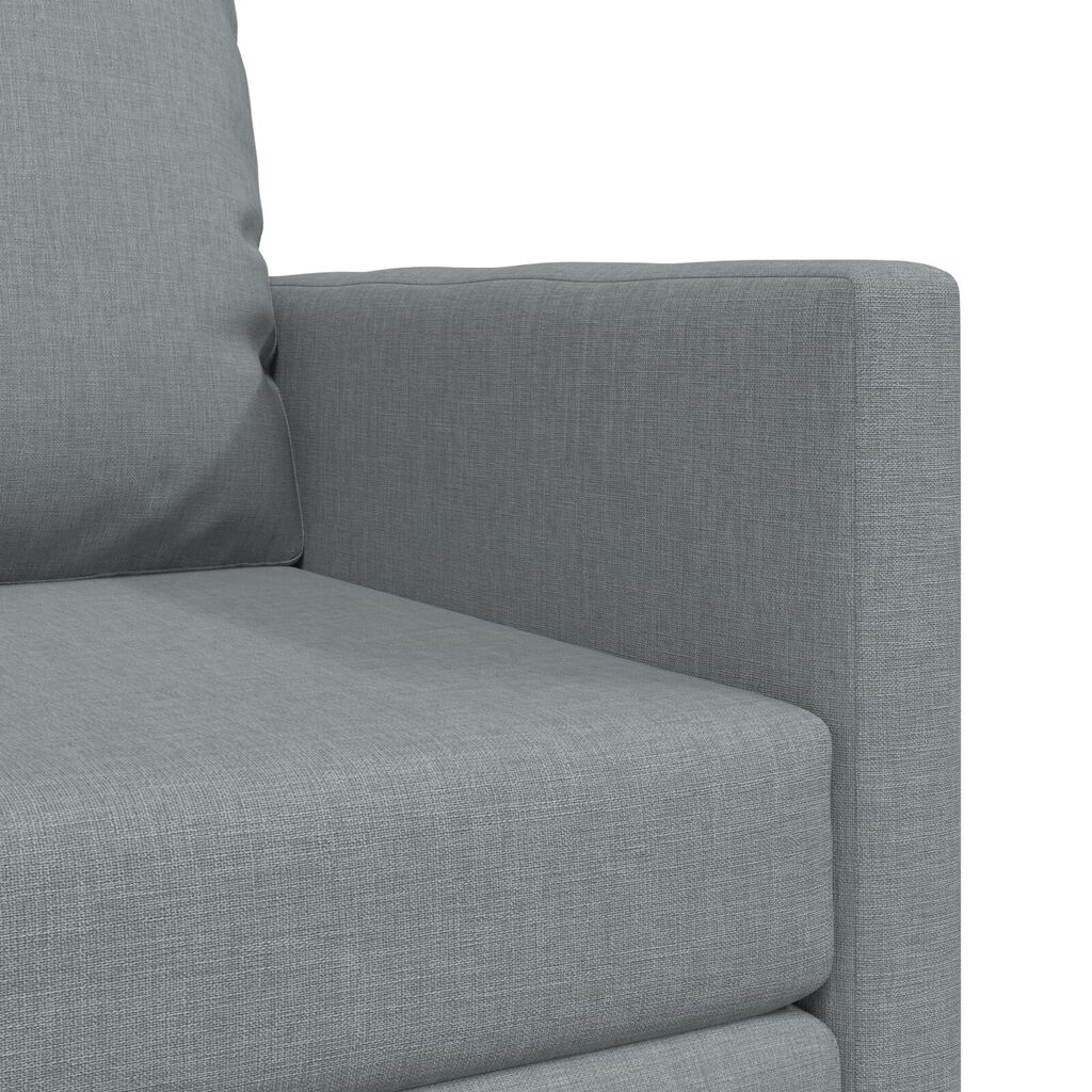 vidaXL Καναπές-Κρεβάτι Δαπέδου 2 σε 1 Αν. Γκρι 112x174x55 εκ. Ύφασμα