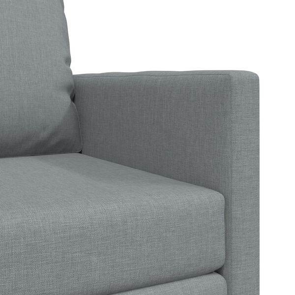vidaXL Καναπές-Κρεβάτι Δαπέδου 2 σε 1 Αν. Γκρι 112x174x55 εκ. Ύφασμα