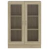 vidaXL Βιτρίνα Χρώμα Sonoma Δρυς 82,5 x 30,5 x 115 εκ. Επεξ. Ξύλο
