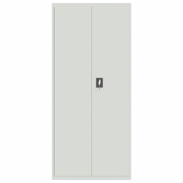 vidaXL Αρχειοθήκη Αν. Γκρι 90x40x200 εκ. Ατσάλινη