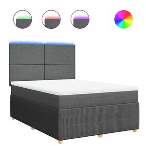 vidaXL &Kappa;&rho;&epsilon;&beta;ά&tau;&iota; Boxspring &mu;&epsilon; &Sigma;&tau;&rho;ώ&mu;&alpha; &Sigma;&kappa;&omicron;ύ&rho;&omicron; &Gamma;&kappa;&rho;&iota; 140x200 &epsilon;&kappa; &Upsilon;&phi;&alpha;&sigma;&mu;ά&tau;&iota;&nu;&omicron;