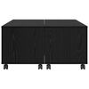 vidaXL Τραπεζάκι σαλονιού Μαύρη δρυς 75 x 75 x 38 cm