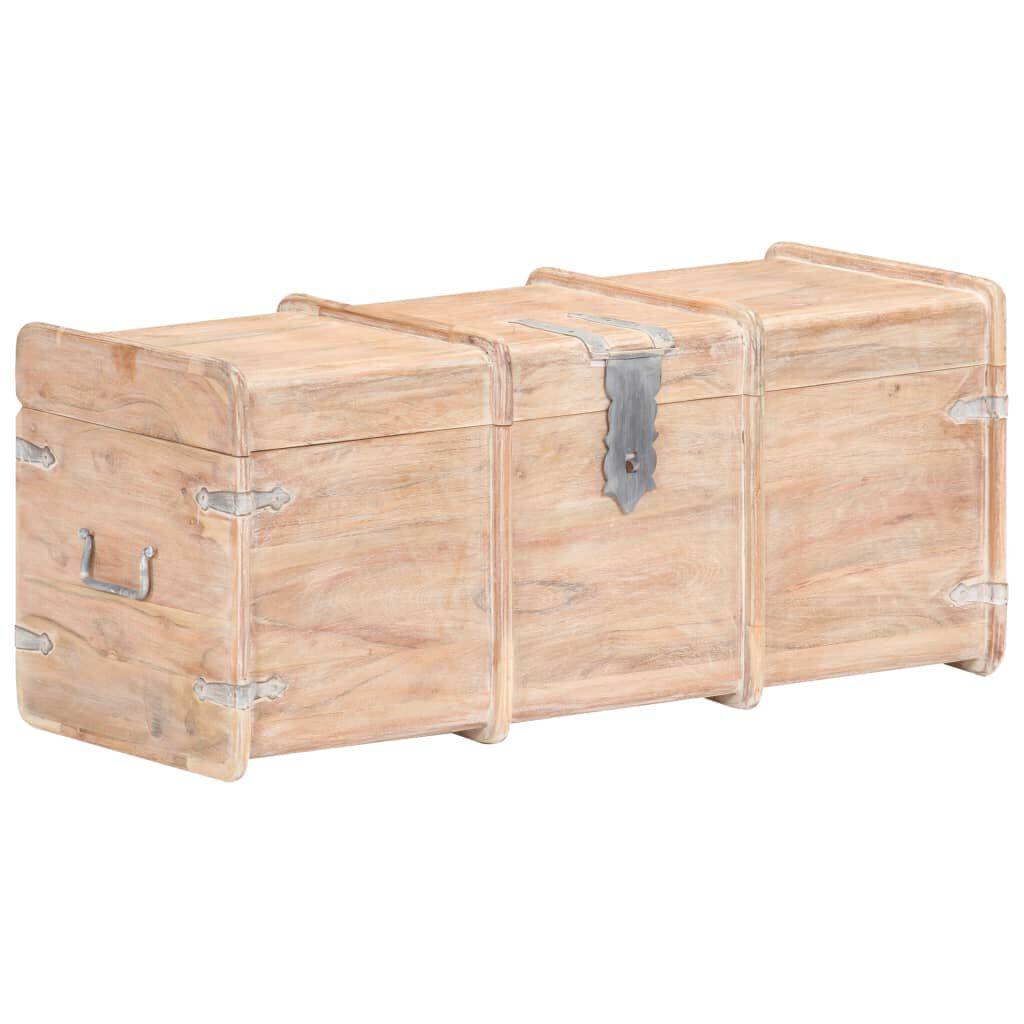 vidaXL Μπαούλο Αποθήκευσης 90 x 40 x 40 εκ. από Μασίφ Ξύλο Ακακίας