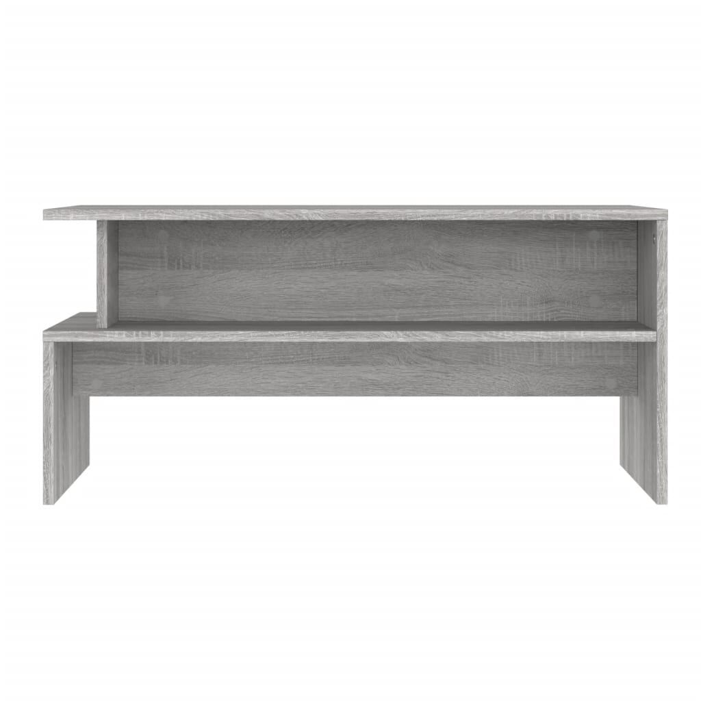 vidaXL Τραπεζάκι Σαλονιού Γκρι Sonoma 90x55x42,5 εκ Επεξεργασμένο Ξύλο