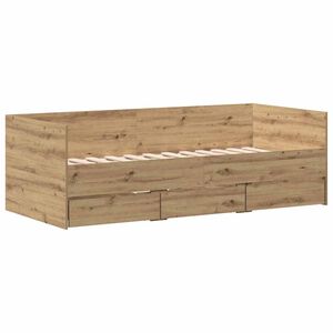 vidaXL &Kappa;&alpha;&nu;&alpha;&pi;έ&sigmaf; &Kappa;&rho;&epsilon;&beta;ά&tau;&iota; Artisan Oak 90 x 200 cm &Epsilon;&pi;&epsilon;&xi;&epsilon;&rho;&gamma;&alpha;&sigma;&mu;έ&nu;&omicron; &xi;ύ&lambda;&omicron;