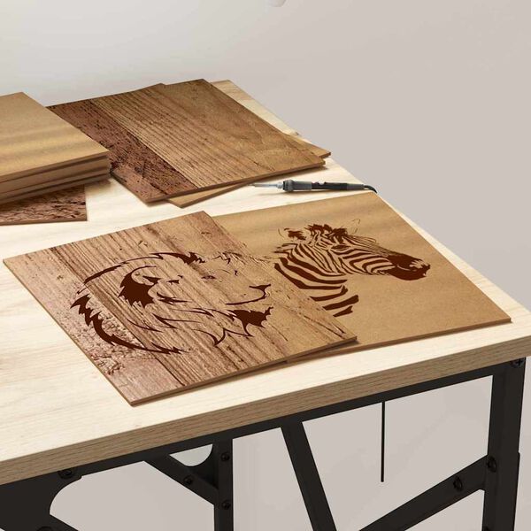 vidaXL Διακοσμητικά Πάνελ 12 pcs Παλαιό ξύλο 21 x 30 x 0.3 εκ