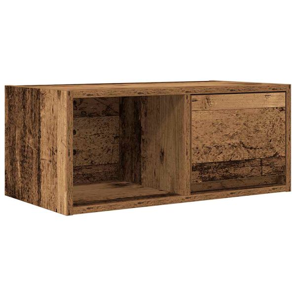 vidaXL Έπιπλο Τηλεόρασης Παλιό ξύλο 60x31x25,5 εκ. Επεξεργασμένο Ξύλο