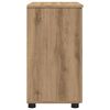 vidaXL Ντουλάπι Μπάνιου με ράφι με πόρτα artisan δρυς 61 x 35 x 64 εκ.