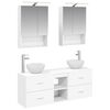 vidaXL &Sigma;&epsilon;&tau; &Nu;&tau;&omicron;&upsilon;&lambda;&alpha;&pi;&iota;ώ&nu; &Mu;&pi;ά&nu;&iota;&omicron;&upsilon; 5 pcs &Lambda;&epsilon;&upsilon;&kappa;ό 50 x 14,5 x 70 &epsilon;&kappa;