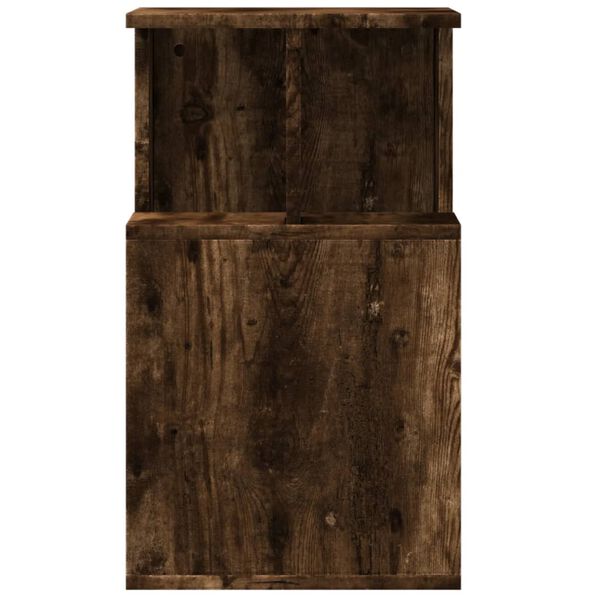 vidaXL Βοηθητικό Τραπέζι Καπνιστή Δρυς 35x35x60 εκ. Επεξεργασμένο Ξύλο
