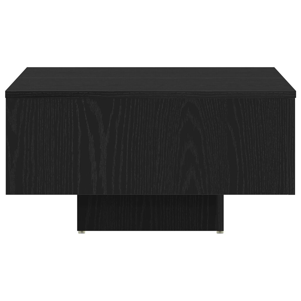 vidaXL Καφέ Τραπέζι Μαύρης Δρυός 60x60x31,5 εκ Φτιαγμένο από Ξύλο