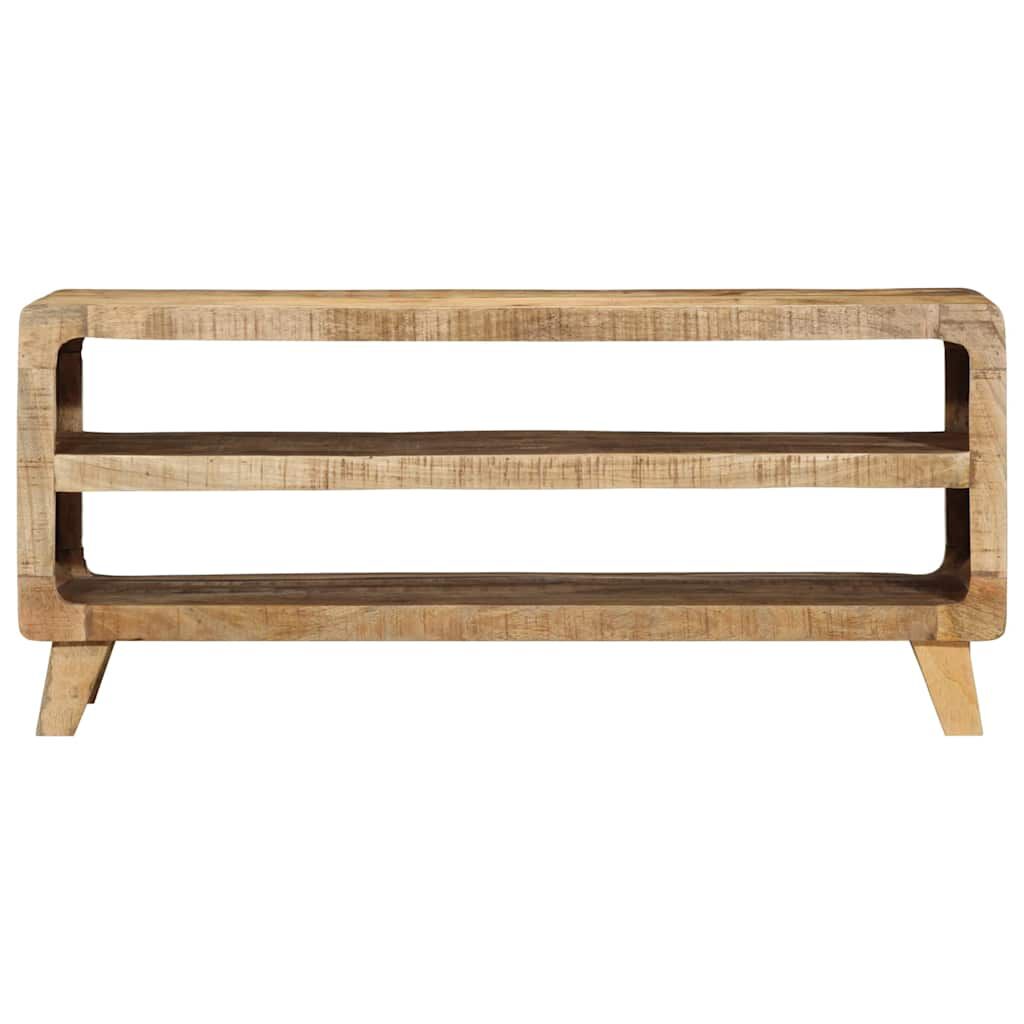 ντουλάπι τηλεόρασης vidaXL 105x46x32 cm μασίφ ξύλο ακατέργαστο μάνγκο