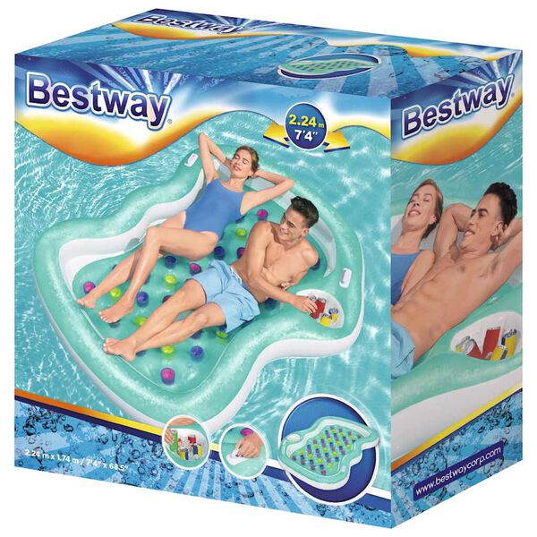 Bestway Διπλό Στρώμα 224 x 174 εκ.