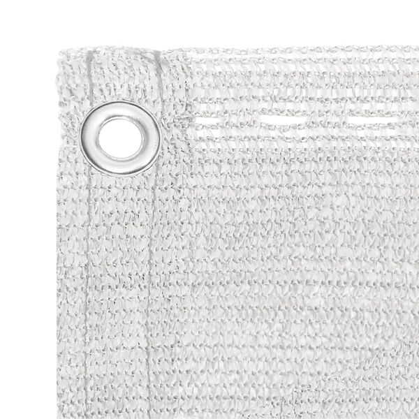 vidaXL Διαχωριστικό Βεράντας Λευκό 120 x 600 εκ. από HDPE