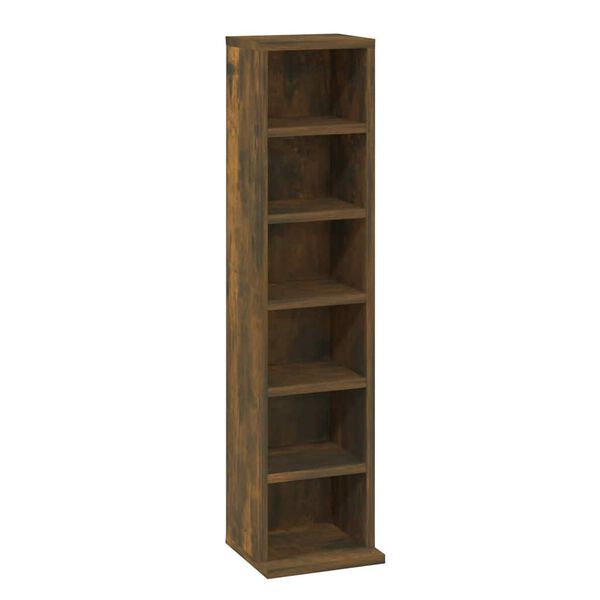 vidaXL Έπιπλο για CD Καπνιστή Δρυς 21 x 20 x 88 εκ. Επεξεργασμένο Ξύλο