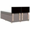 vidaXL &Kappa;&rho;&epsilon;&beta;ά&tau;&iota; Boxspring &mu;&epsilon; &Sigma;&tau;&rho;ώ&mu;&alpha; Taupe 140x190 &epsilon;&kappa;. &Upsilon;&phi;&alpha;&sigma;&mu;ά&tau;&iota;&nu;&omicron;