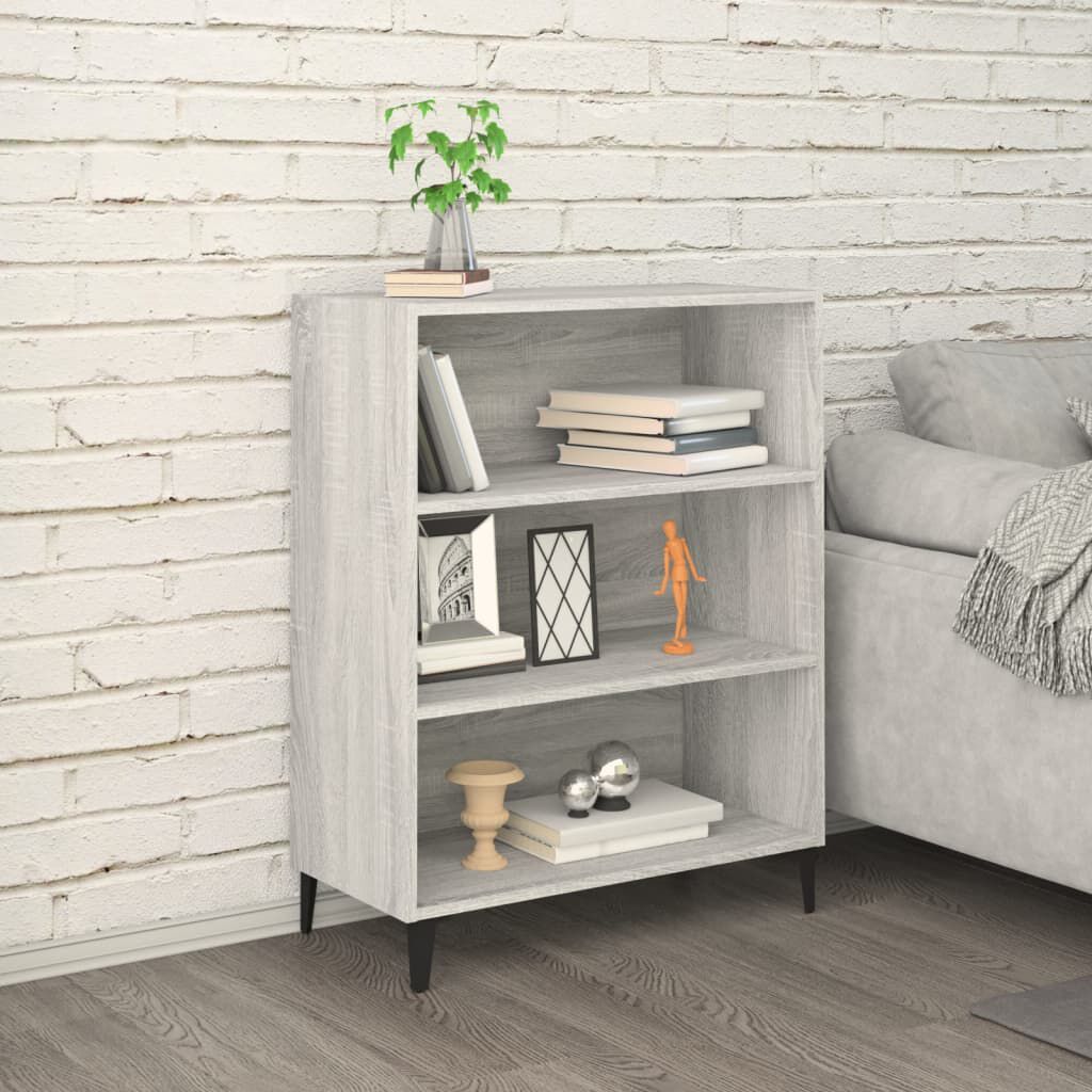 vidaXL Ντουλάπι Γκρι sonoma 69,5 x 32,5 x 90εκ. από Επεξεργασμένο Ξύλο