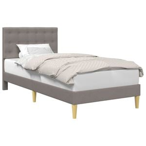 vidaXL &Sigma;&kappa;&epsilon;&lambda;&epsilon;&tau;ό&sigmaf; &Kappa;&rho;&epsilon;&beta;&alpha;&tau;&iota;&omicron;ύ &mu;&epsilon; &kappa;&epsilon;&phi;&alpha;&lambda;ά&rho;&iota; Taupe 80 x 200 cm Ύ&phi;&alpha;&sigma;&mu;&alpha;