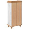 vidaXL Ντουλάπι κρασιού ASKIM Λευκό 57 x 37 x 114 εκ.