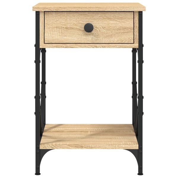 vidaXL Κομοδίνα 2 τεμ. Sonoma Δρυς 40x42x60 εκ. από Επεξεργασμένο Ξύλο