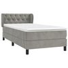 vidaXL &Kappa;&rho;&epsilon;&beta;ά&tau;&iota; Boxspring &mu;&epsilon; &Sigma;&tau;&rho;ώ&mu;&alpha; &Alpha;&nu;&omicron;&iota;&chi;&tau;ό &Gamma;&kappa;&rho;&iota; 80x200 &epsilon;&kappa;. &Beta;&epsilon;&lambda;&omicron;ύ&delta;&iota;&nu;&omicron;