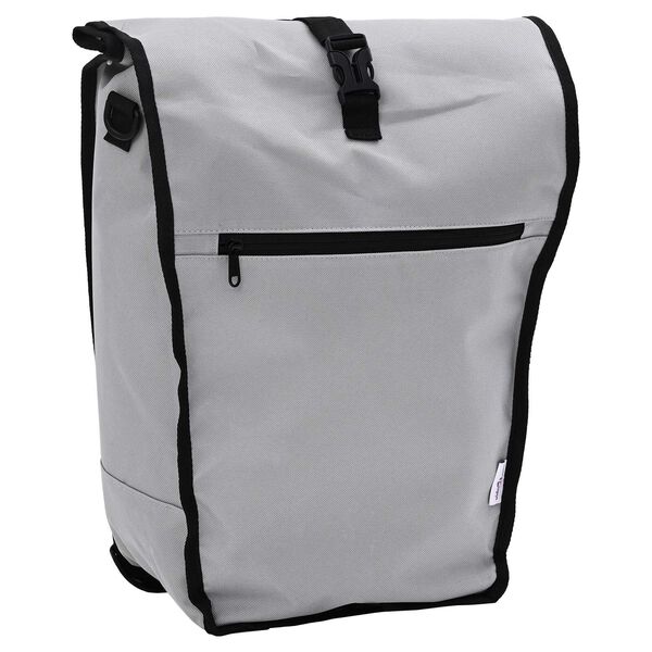 vidaXL Τσάντα Ποδηλάτου για Ράγα 20 L Γκρι 34x16x59 εκ.