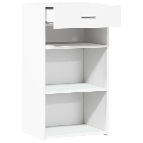 vidaXL Συρταριέρα Λευκή 50x42,5x93 εκ. από Επεξεργασμένο Ξύλο