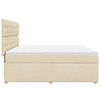 vidaXL &Kappa;&rho;&epsilon;&beta;ά&tau;&iota; Boxspring &mu;&epsilon; &Sigma;&tau;&rho;ώ&mu;&alpha; &Kappa;&rho;&epsilon;&mu; 180x200 &epsilon;&kappa;. &Upsilon;&phi;&alpha;&sigma;&mu;ά&tau;&iota;&nu;&omicron;