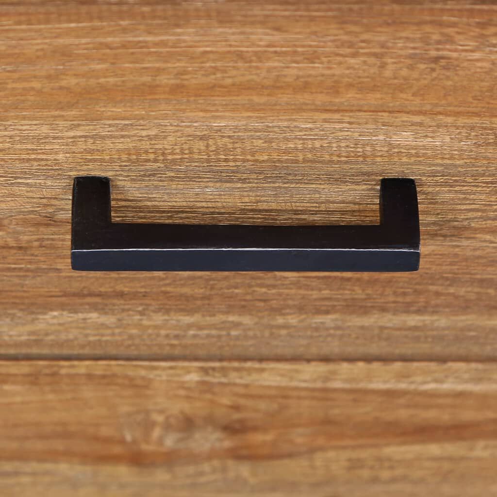 vidaXL Κομοδίνο 40 x 35 x 55 εκ. από Μασίφ Ξύλο Teak