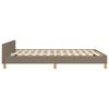 vidaXL Σκελετός Κρεβατιού Χωρίς Στρώμα Taupe 140x200 εκ. Υφασμάτινο