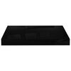 vidaXL Ράφι Τοίχου Γυαλιστερό Μαύρο 40x23x3,8 εκ. MDF