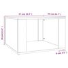 vidaXL Κομοδίνο Sonoma Δρυς 57 x 55 x 36 εκ. από Επεξεργασμένο Ξύλο
