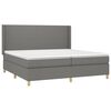 vidaXL &Kappa;&rho;&epsilon;&beta;ά&tau;&iota; Boxspring &mu;&epsilon; &Sigma;&tau;&rho;ώ&mu;&alpha; &Sigma;&kappa;&omicron;ύ&rho;&omicron; &Gamma;&kappa;&rho;&iota; 200x200 &epsilon;&kappa;. &Upsilon;&phi;&alpha;&sigma;&mu;ά&tau;&iota;&nu;&omicron;
