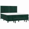 vidaXL &Kappa;&rho;&epsilon;&beta;ά&tau;&iota; Boxspring &mu;&epsilon; &Sigma;&tau;&rho;ώ&mu;&alpha; &Sigma;&kappa;&omicron;ύ&rho;&omicron; &Pi;&rho;ά&sigma;&iota;&nu;&omicron; 180x200&epsilon;&kappa;. &Beta;&epsilon;&lambda;&omicron;ύ&delta;&iota;&nu;&omicron;