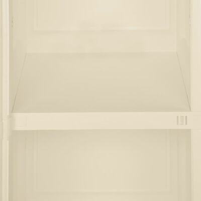 vidaXL Πλαστικό Ντουλάπι Angora Λευκό 40 x 43 x 85,5εκ με Σχέδιο Ξύλου