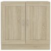 vidaXL Βιβλιοθήκη Χρώμα Sonoma Δρυς 82,5 x 30,5 x 80 εκ. Επεξ. Ξύλο