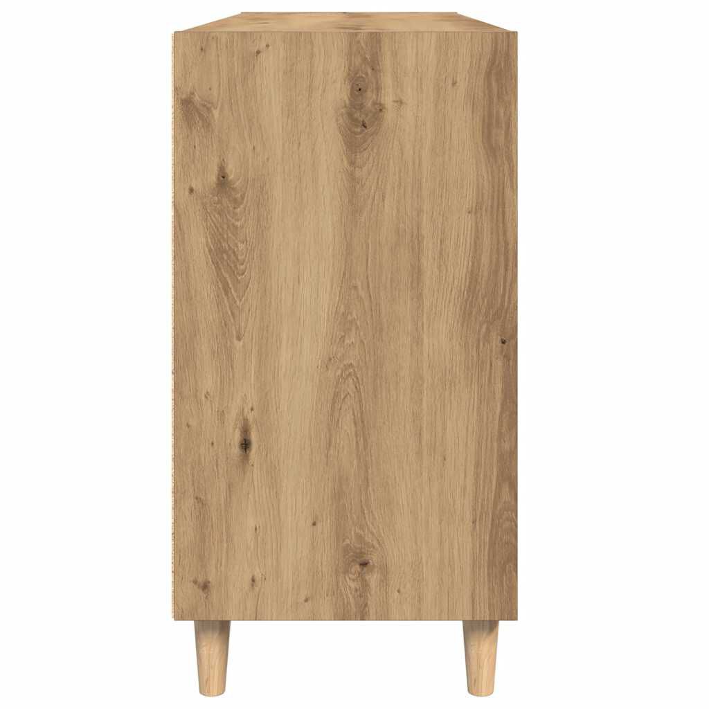 vidaXL Ραφιέρα Αρτισιανή Δρυς 103,5 x 35 x 70 εκ. από Επεξεργ. Ξύλο