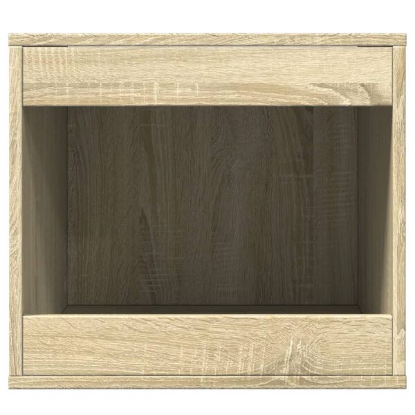 vidaXL Τουαλέτα Γάτας Περίφραξη Sonoma Δρυς 47x59x42εκ Επεξεργασμ Ξύλο